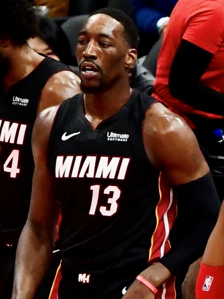Bam Adebayo with the Miami Heat vs the Wizards, March 8th 2020