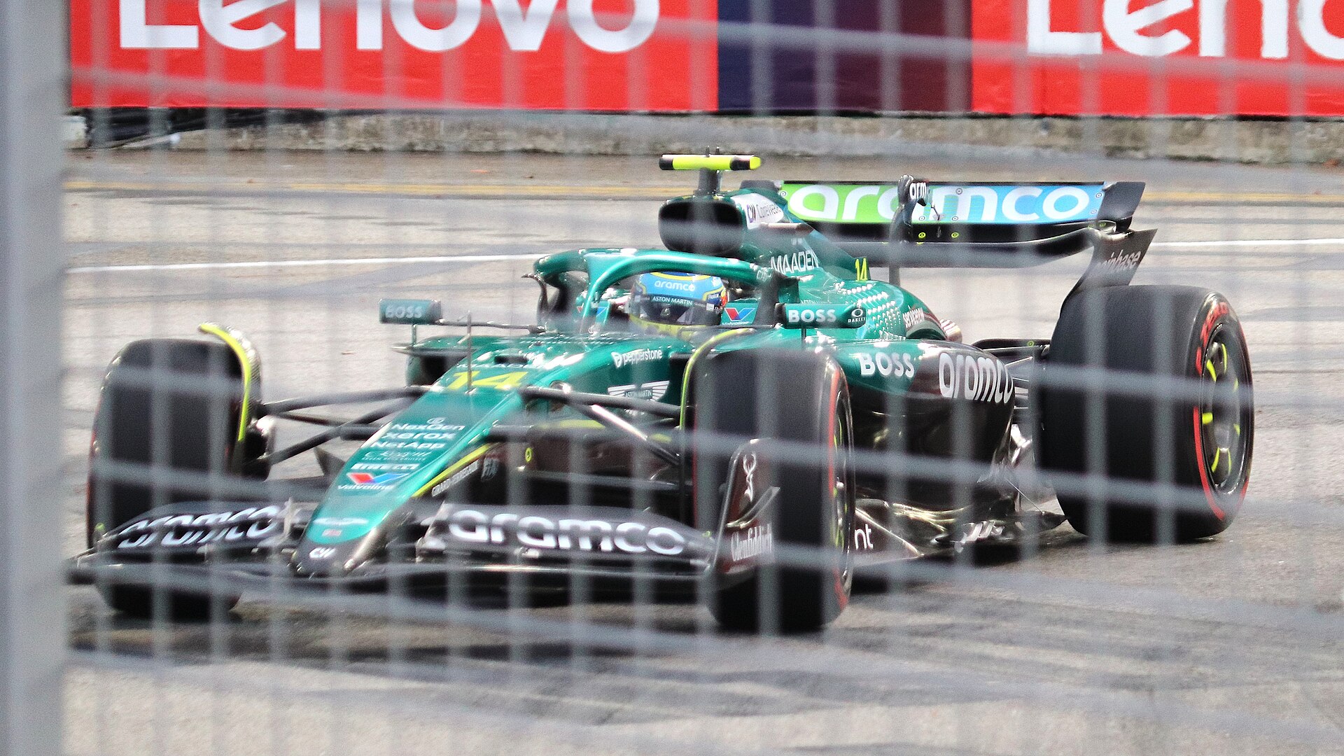 2025 Singapore GP - Aston Martin - Fernando Alonso - FP1