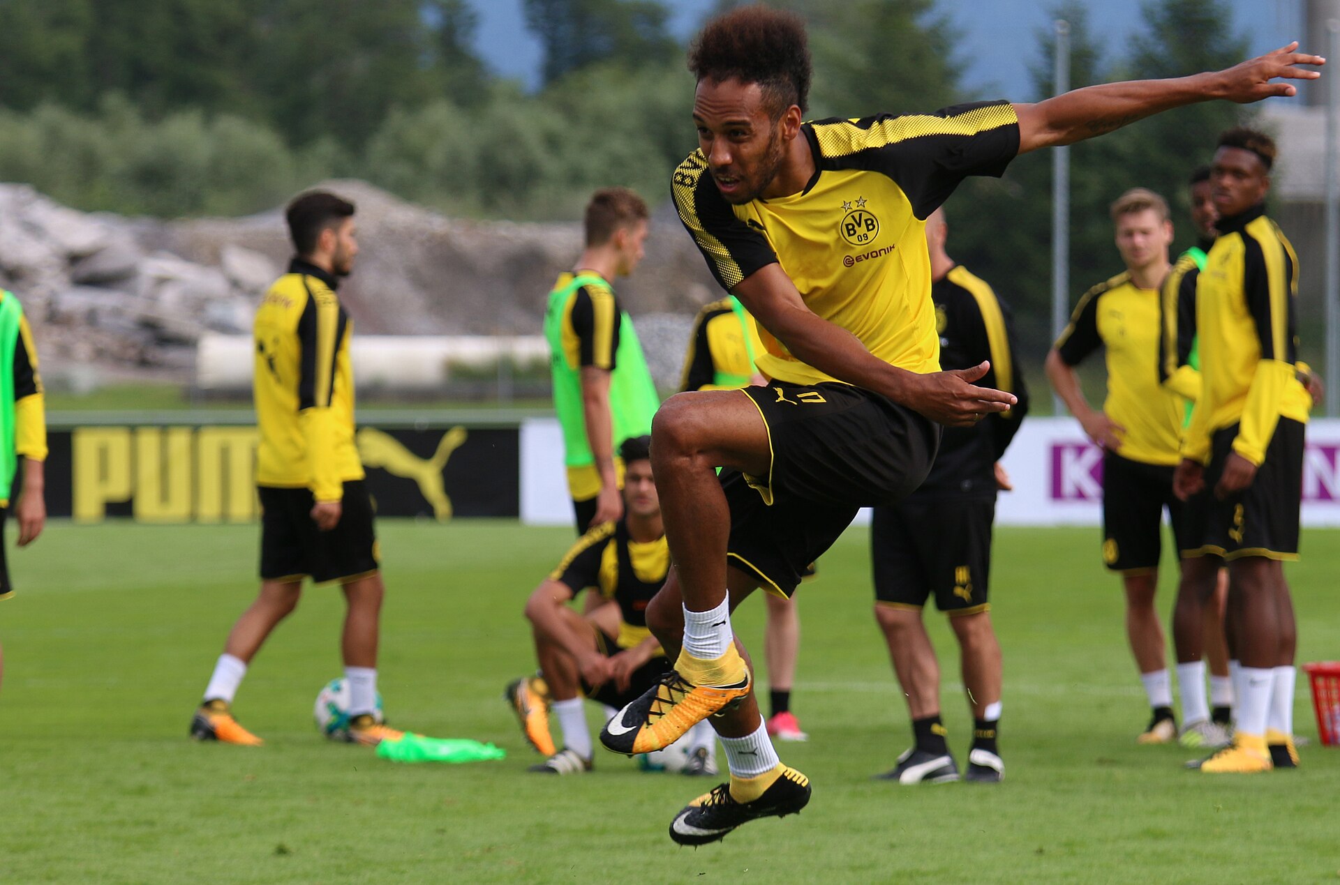 Pierre-Emerick Aubameyang im BVB Trainingslager in Bad Ragaz 2017