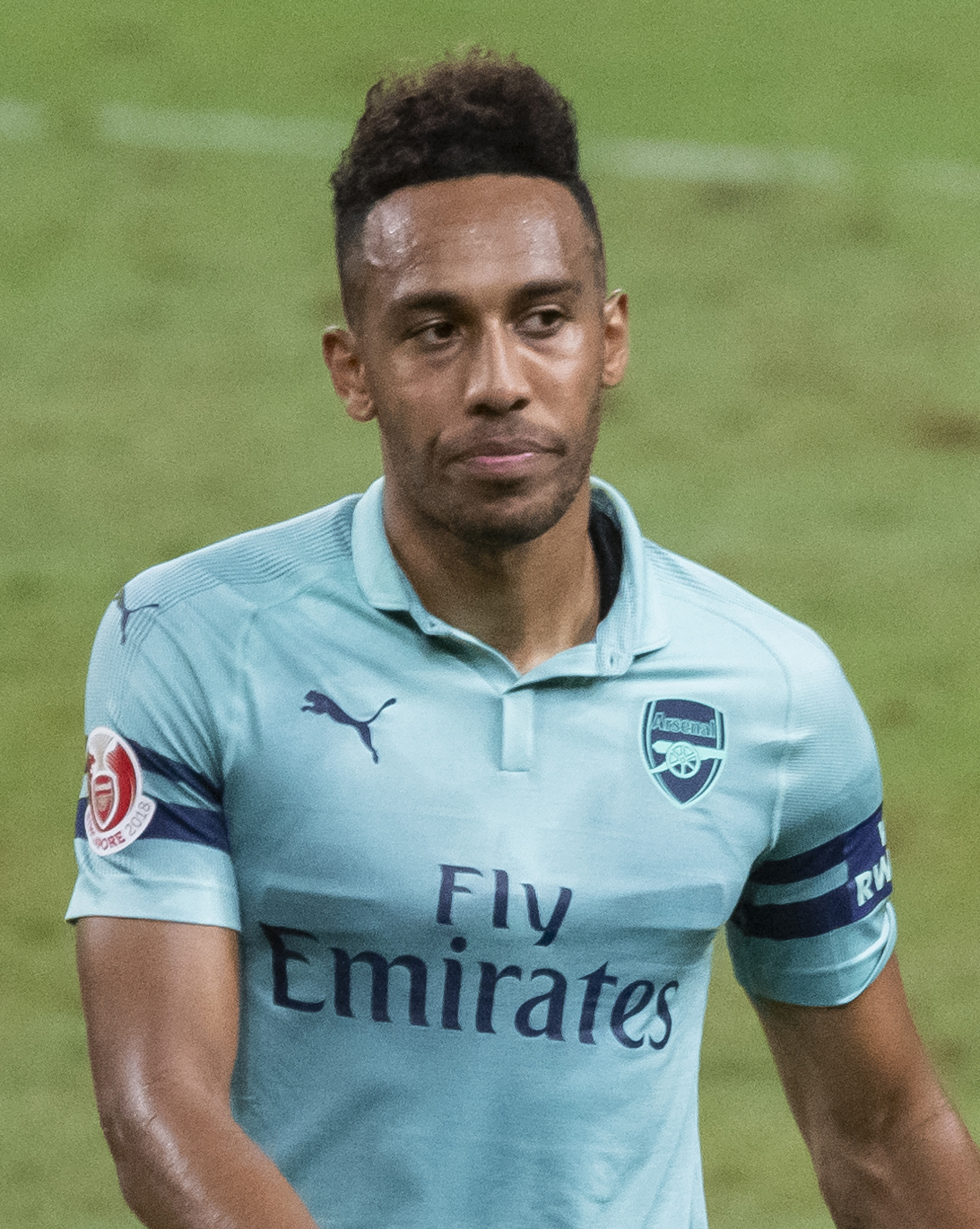 Pierre-Emerick Aubameyang Arsenal v PSG 2018 International Champions Cup Singapore National Stadium