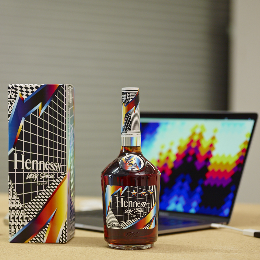 Felipe Pantone's design for a Limited Edition Hennessy VS
