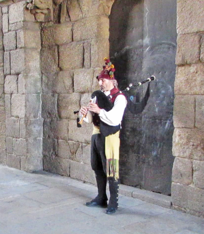 Gaita Player in Santiago de Compostela
