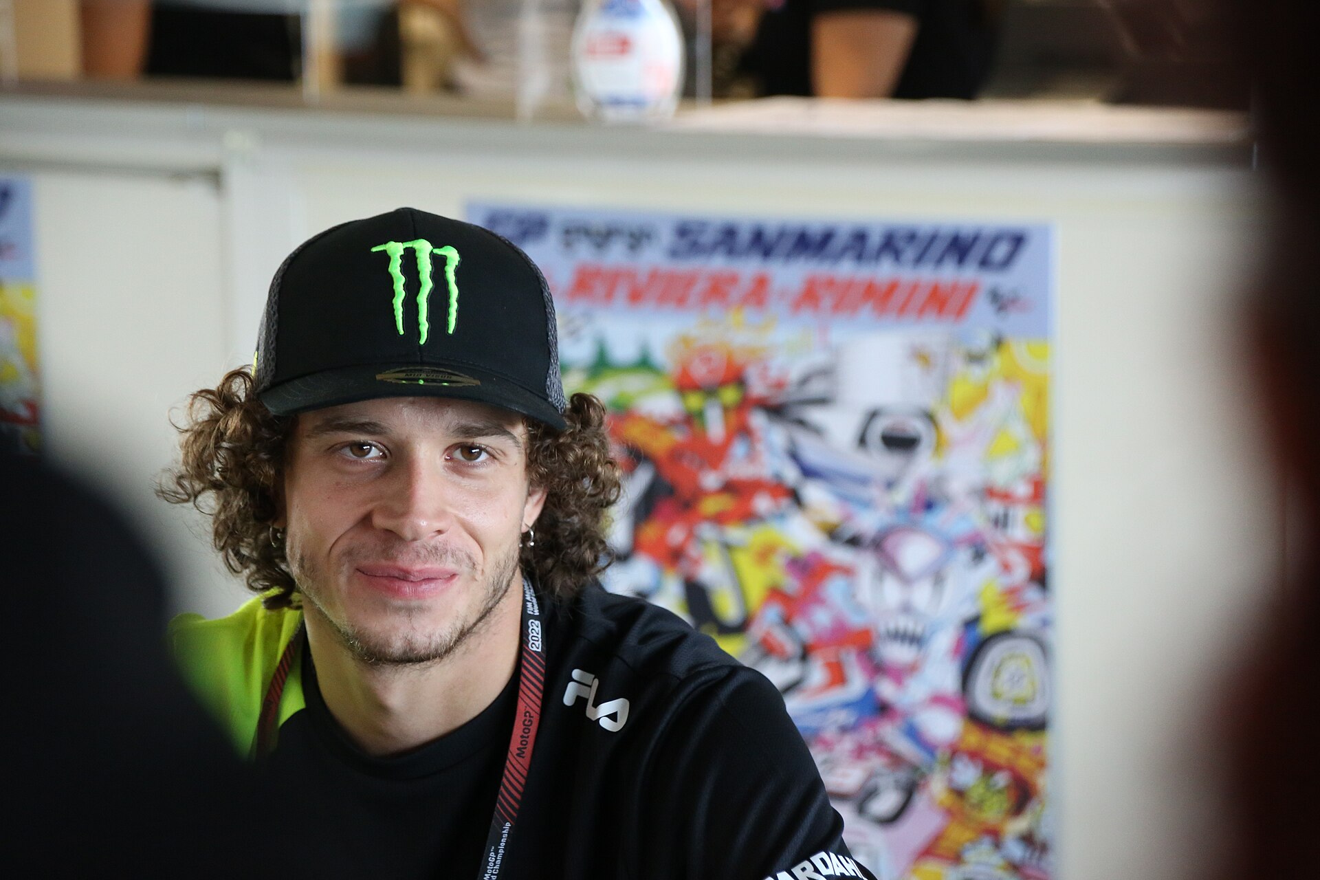 Marco Bezzecchi al GP di San Marino 2022