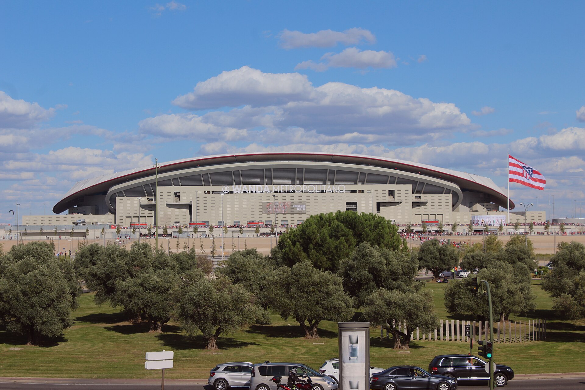 El estadio Metropolitano, sede del Atlético de Madrid