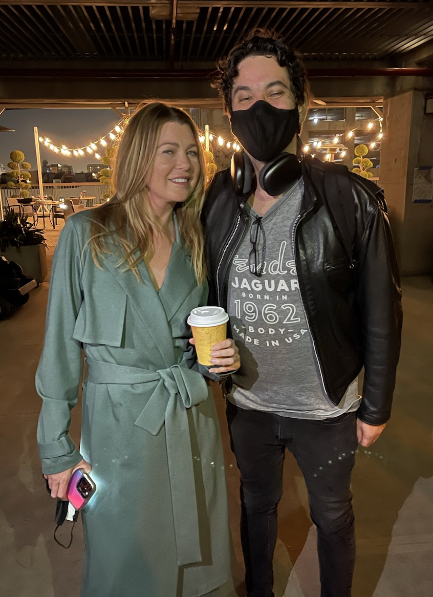 Beto Skubs e Ellen Pompeo