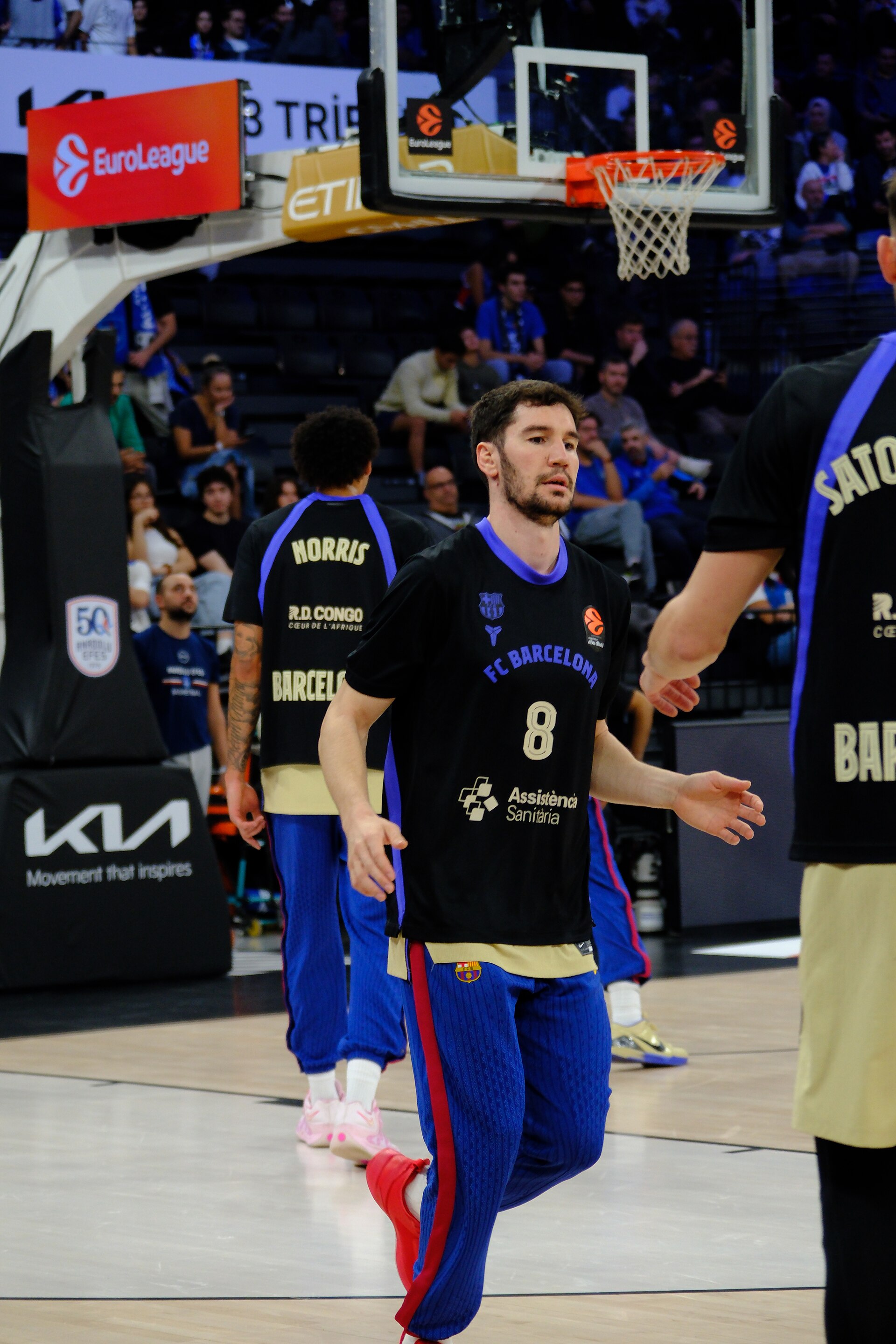Darío Brizuela 8 FC Barcelona (basketball) Euroleague 20251120