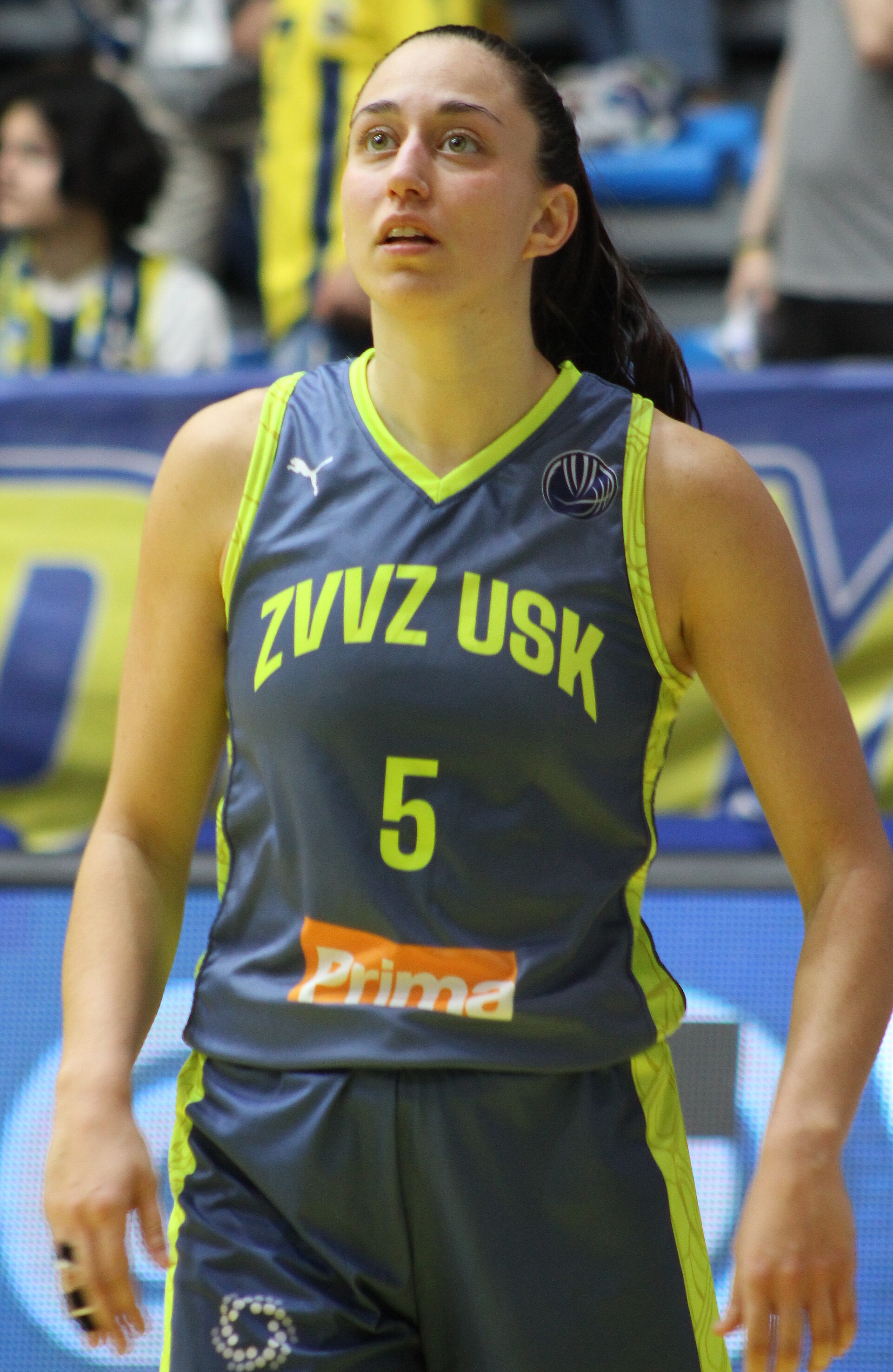 Maite Cazorla 5 ZVVZ USK Praha EuroLeague Women 20241212