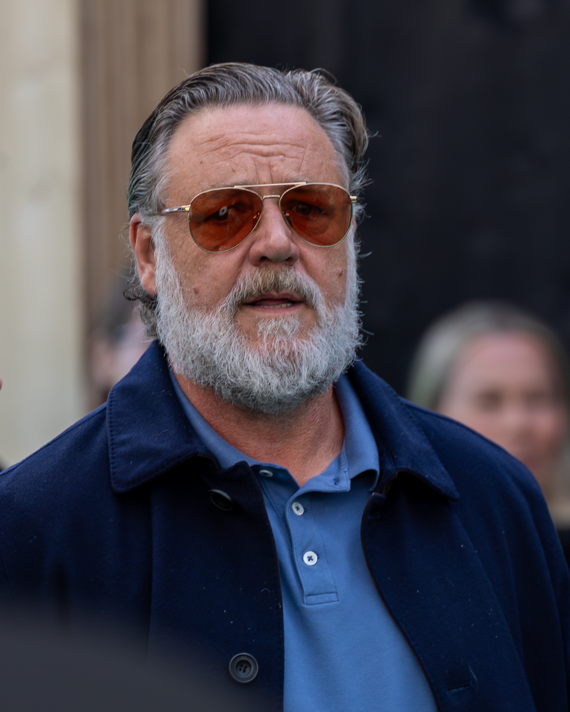 Russell Crowe on the Green Carpet at the 2025 Zurich Film Festival.