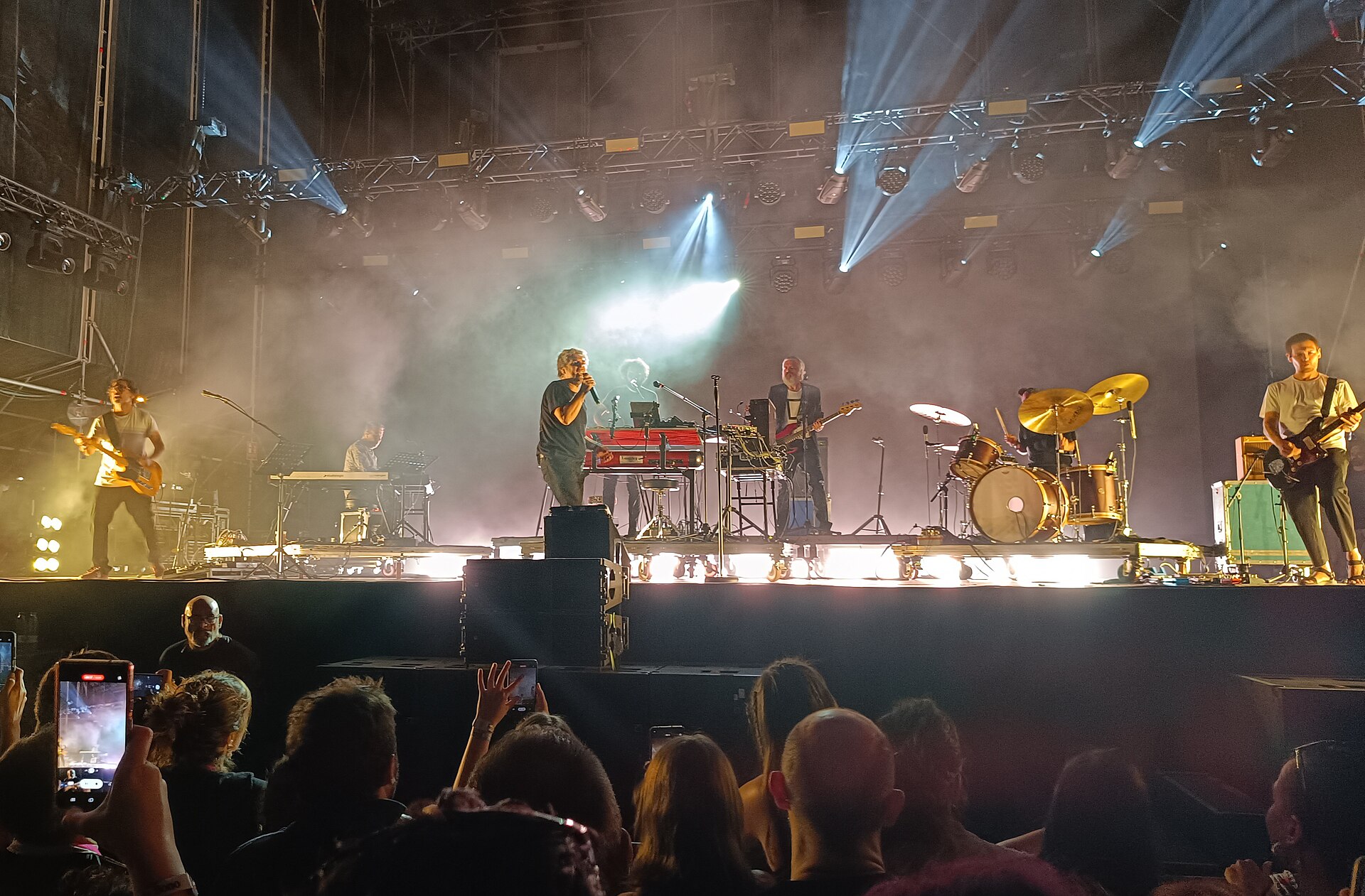 Actuación del cantante español Iván Ferreiro durante el festival Sonorama 2023