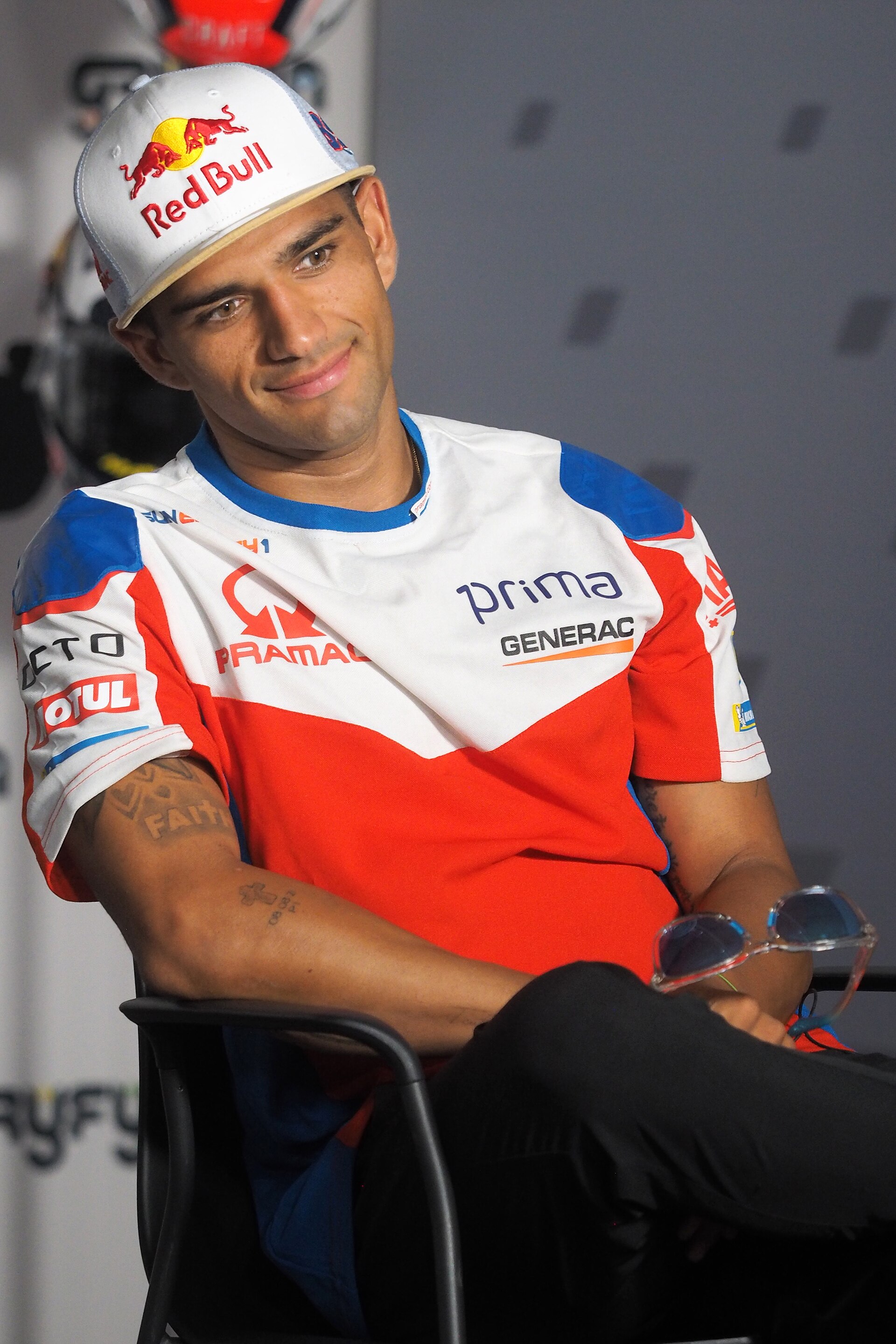 Jorge Martin at the 2022 San Marino Grand Prix at Misano