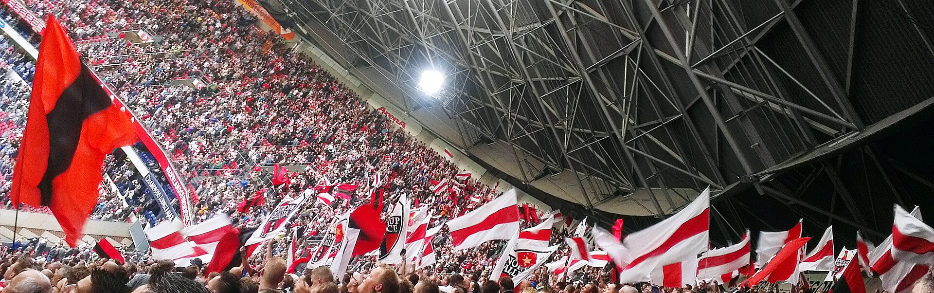 De Amsterdam ArenA tijdens de wedstrijd AFC Ajax - RKC Waalwijk op 15-09-2012.