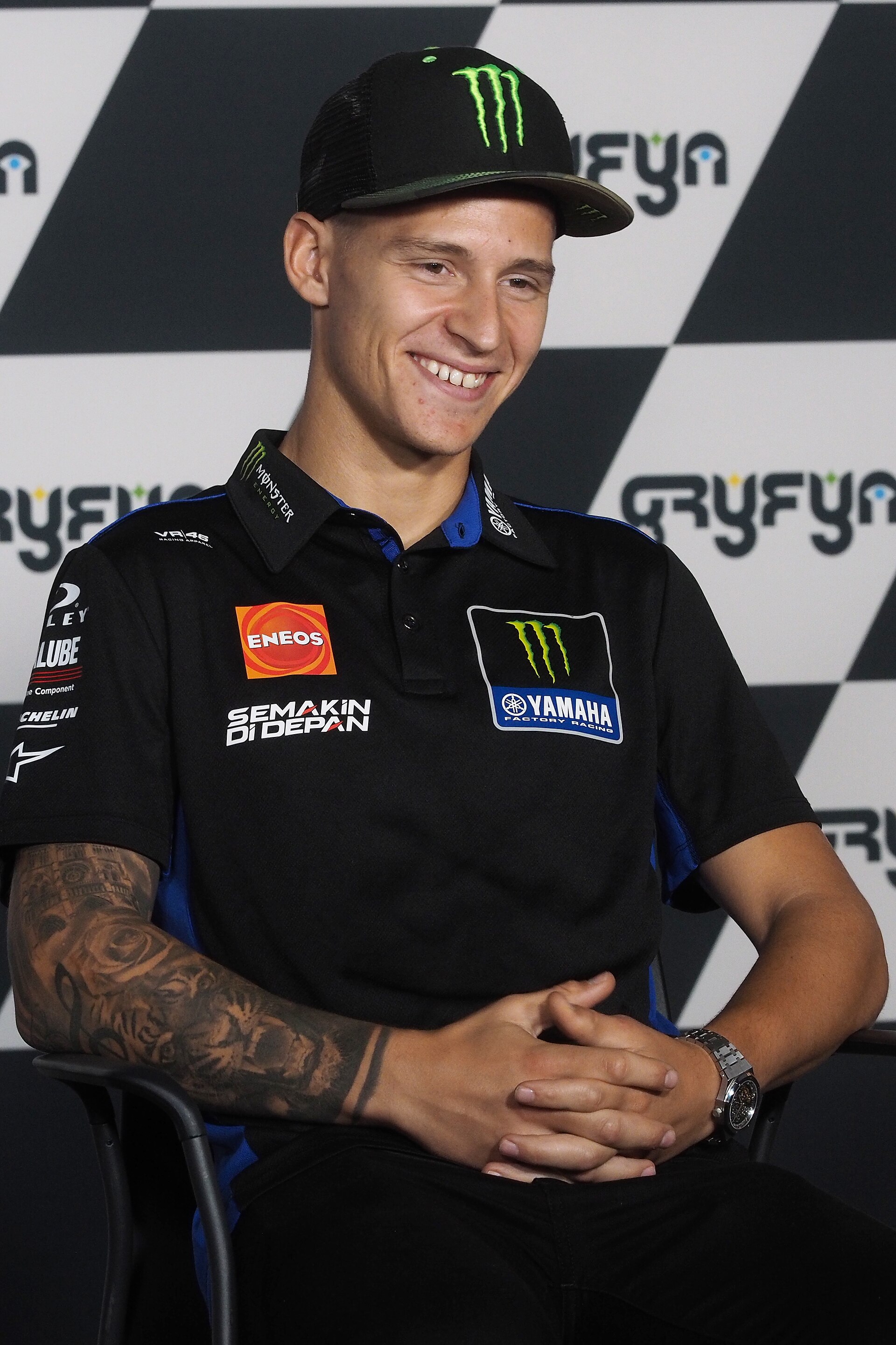 Fabio Quartararo at the 2022 San Marino Grand Prix at Misano