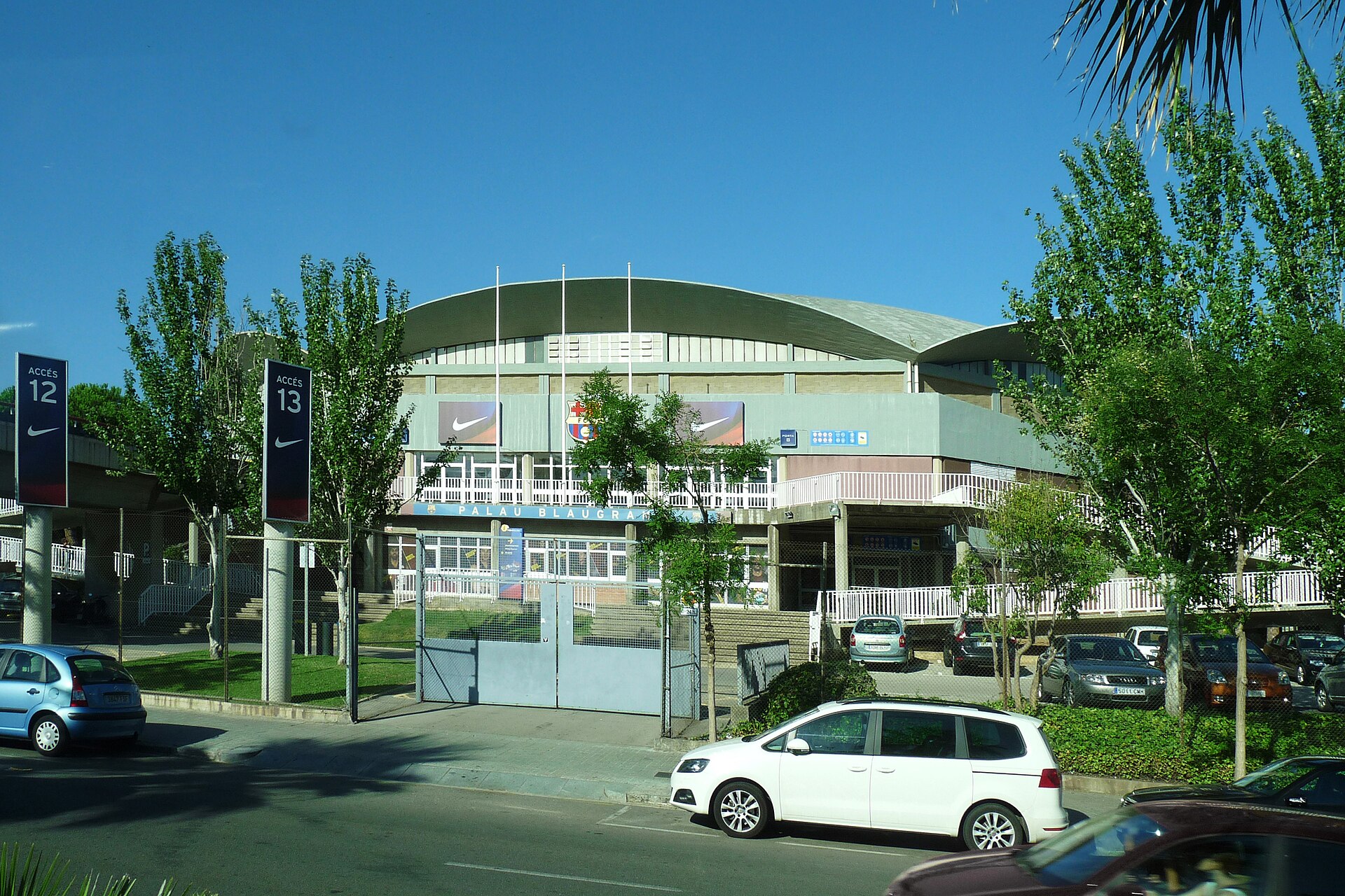Palau Blaugrana of FC Barcelona in the city of Barcelona, Catalonia, Spain.