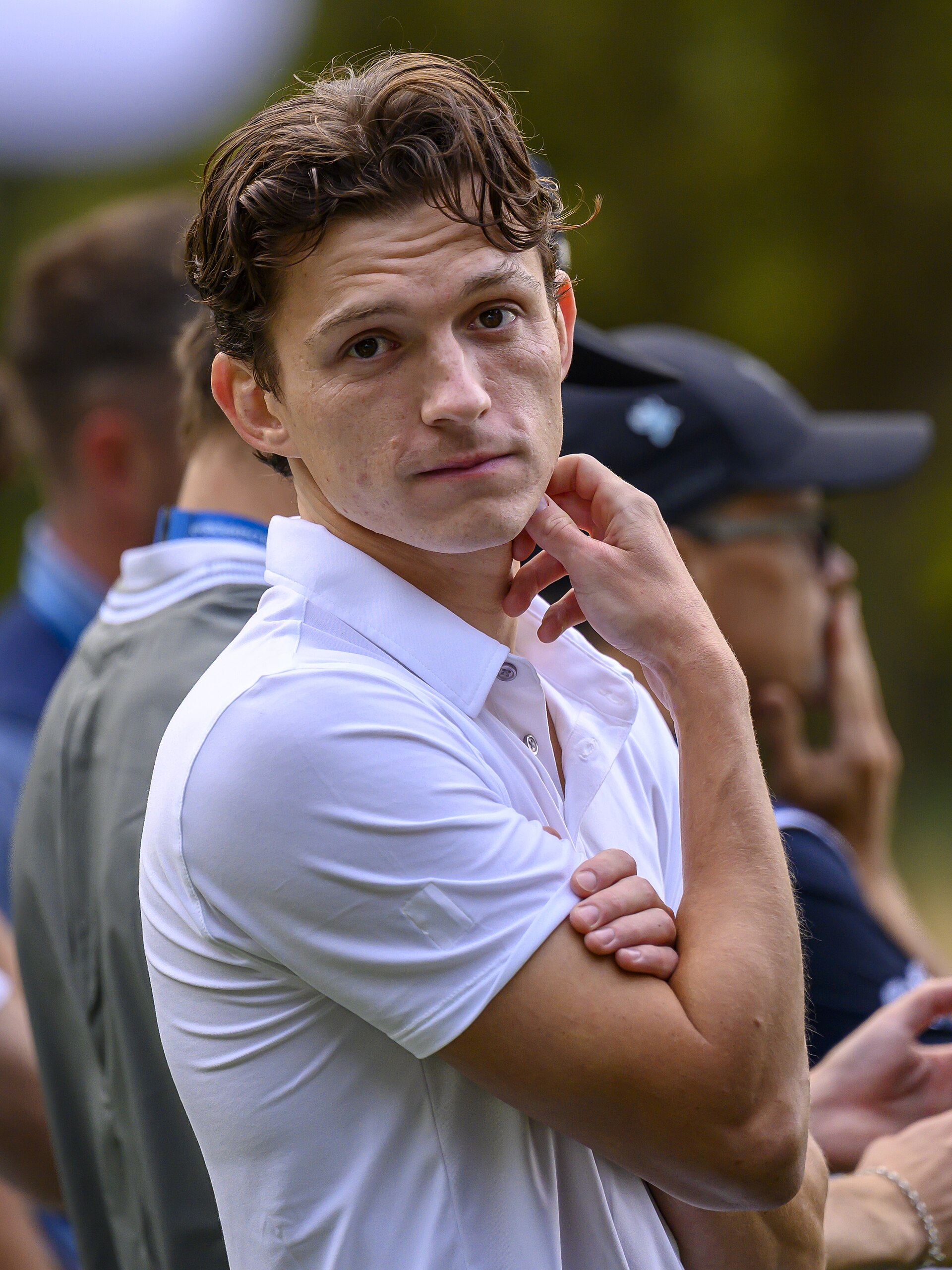 Tom Holland during pro-am Wentworth golf club 2023-2