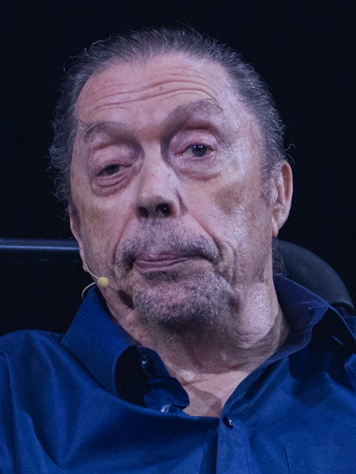 Tim Curry at a Q&amp;A for the 50th anniversary of The Rocky Horror Picture Show in Los Angeles, California