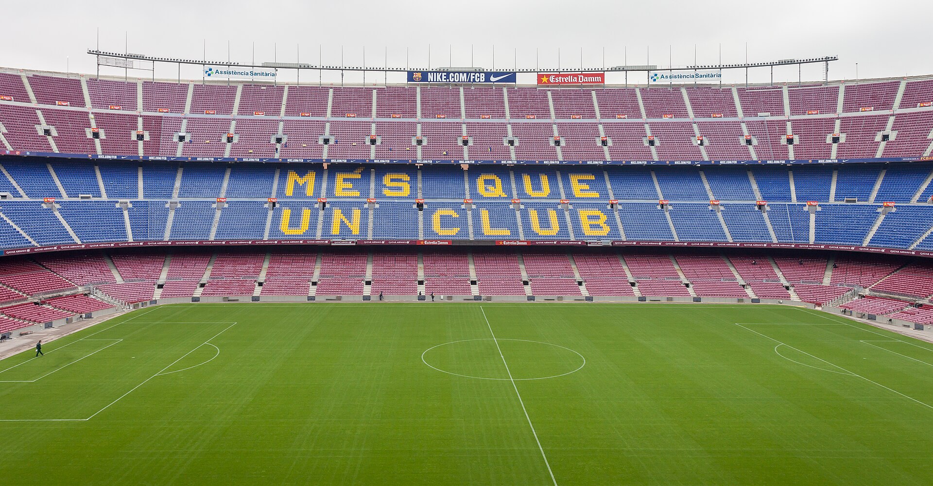 More than a club, Camp Nou, Barcelona, Catalonia.